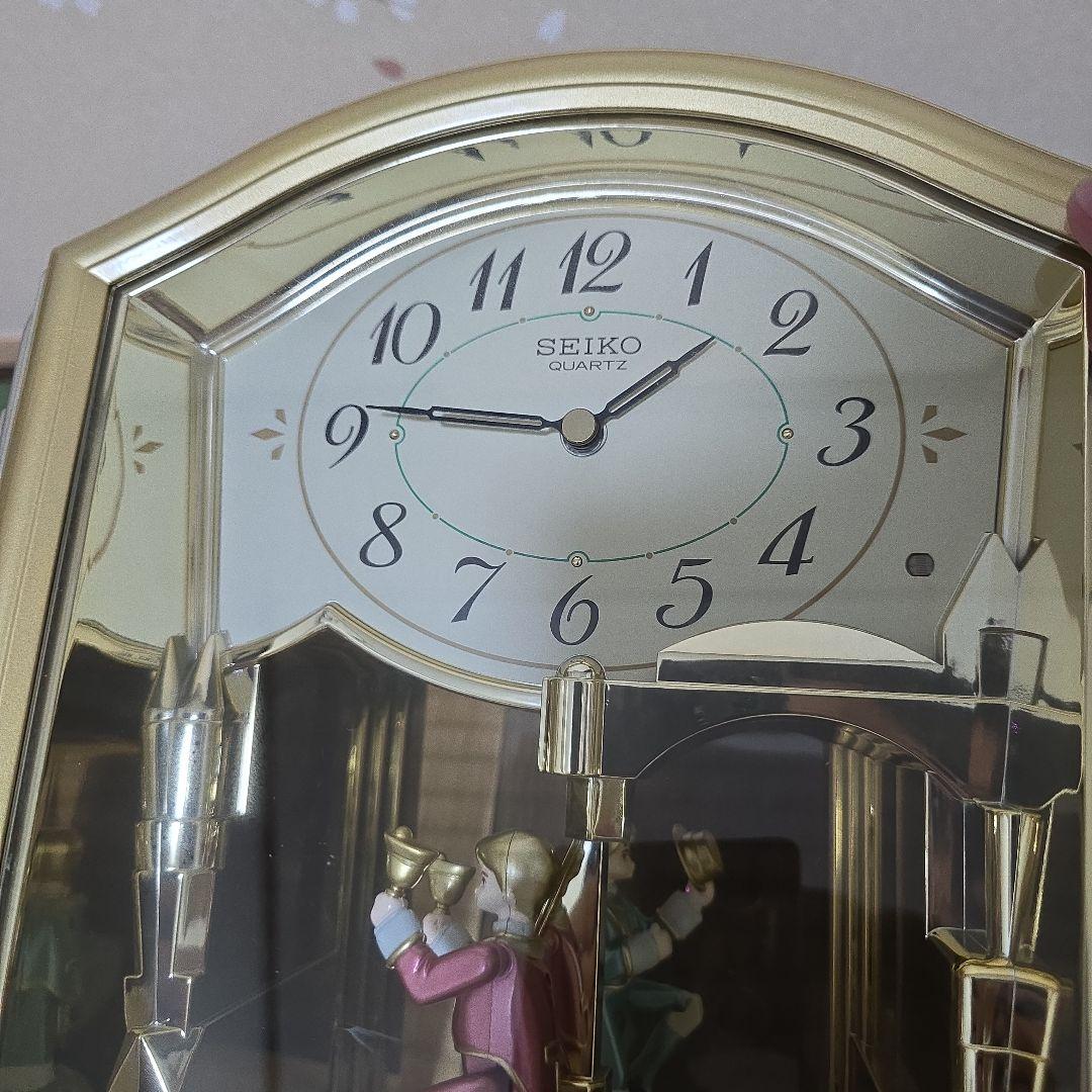 セイコー　からくり時計　置時計　ハローサイクル　re715 希少