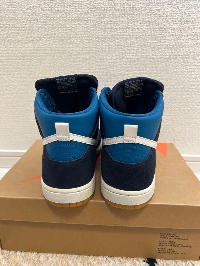 スケートボード NIKE SB dunk high invisible Blue