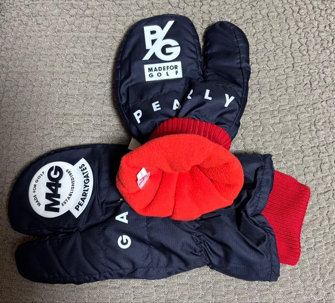 【未使用】パーリーゲイツミトン手袋(グローブ)　男女兼用