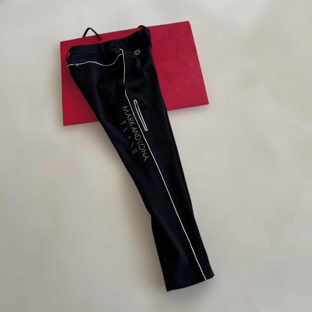 マーク&ロナ　レディースパンツ　ブラック　38