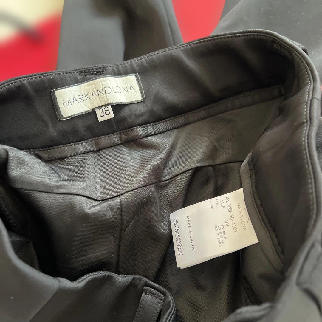 マーク&ロナ　レディースパンツ　ブラック　38