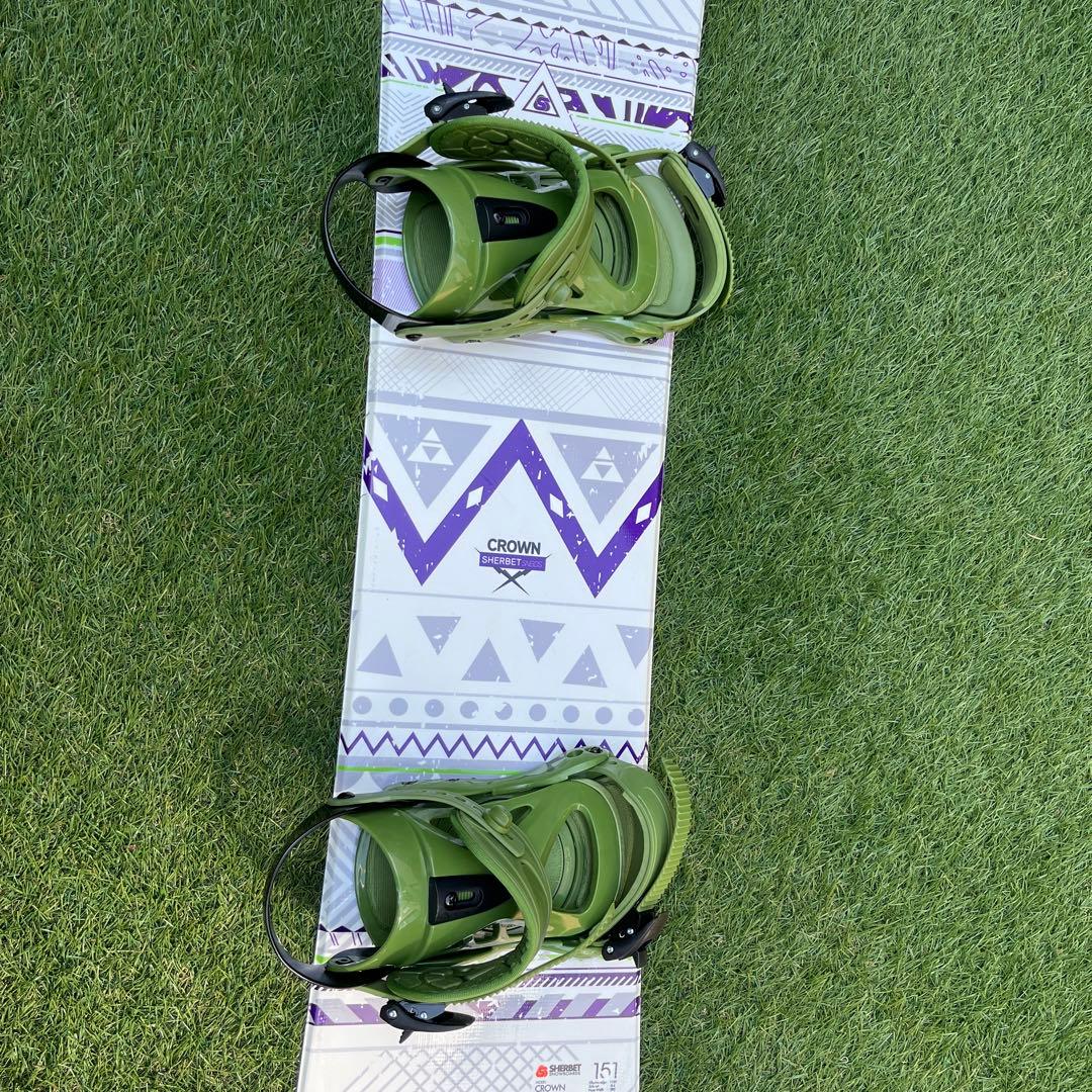SHERBET CROWN 151cm スノーボード