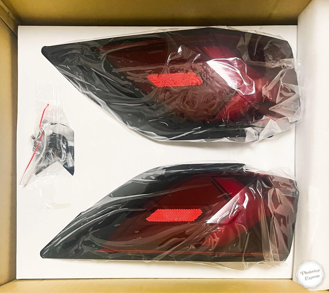 未使用 クリスタルアイ 50 RAV4 LEDテール ダークレッド プレミアム