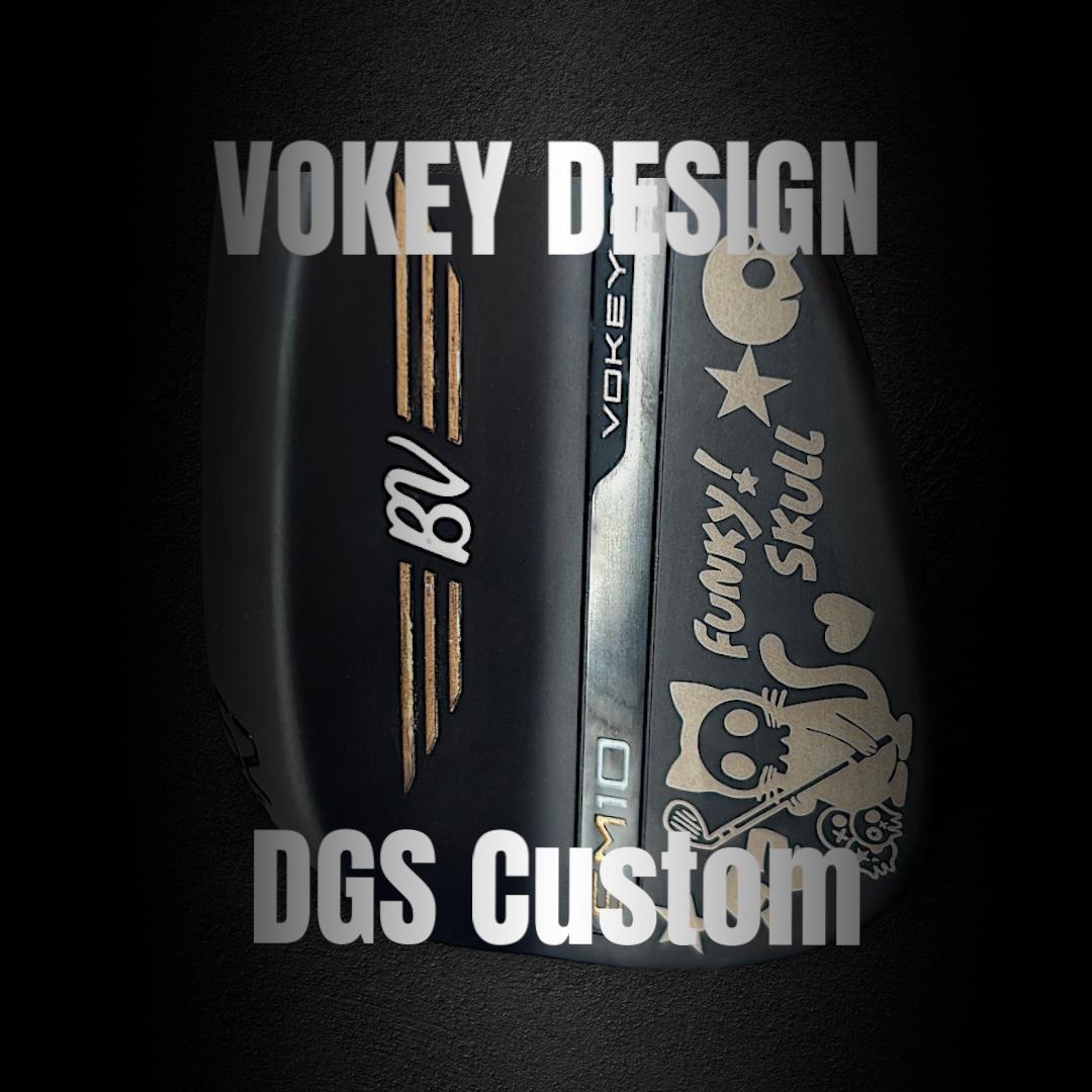 タイトリスト SM10ジェットブラック★スカルキャット カスタム 52＆58