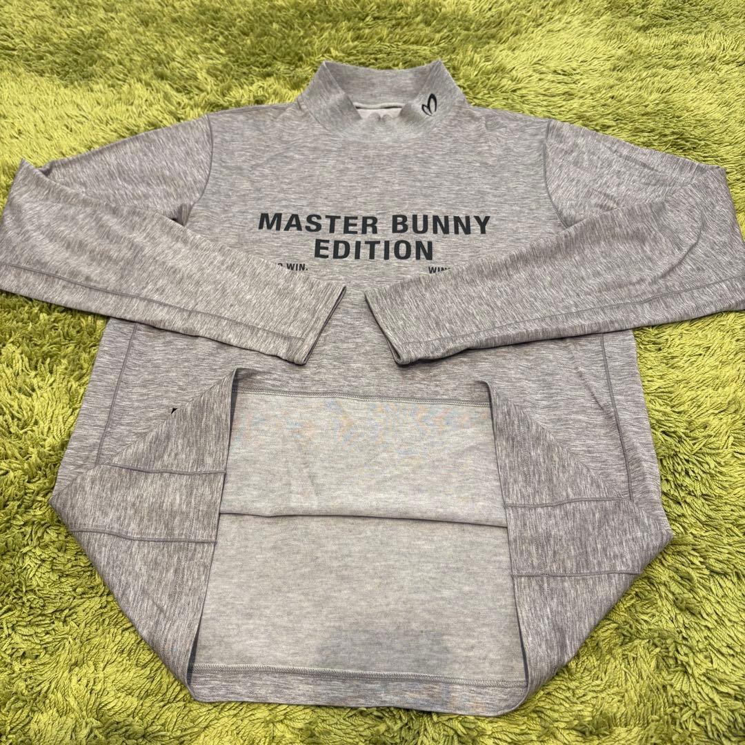 マスターバニーエディション 長袖モックネックシャツ ハイネック グレー サイズ5