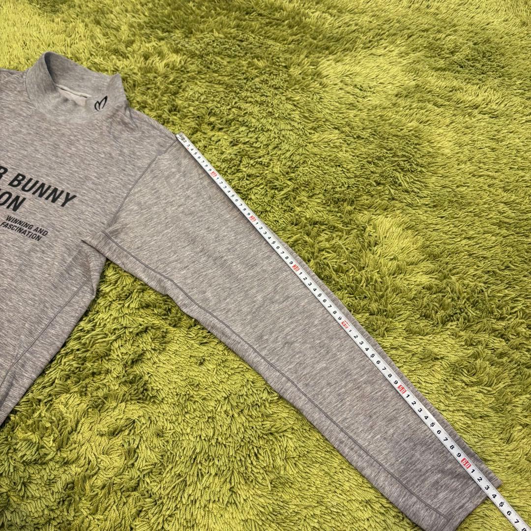 マスターバニーエディション 長袖モックネックシャツ ハイネック グレー サイズ5