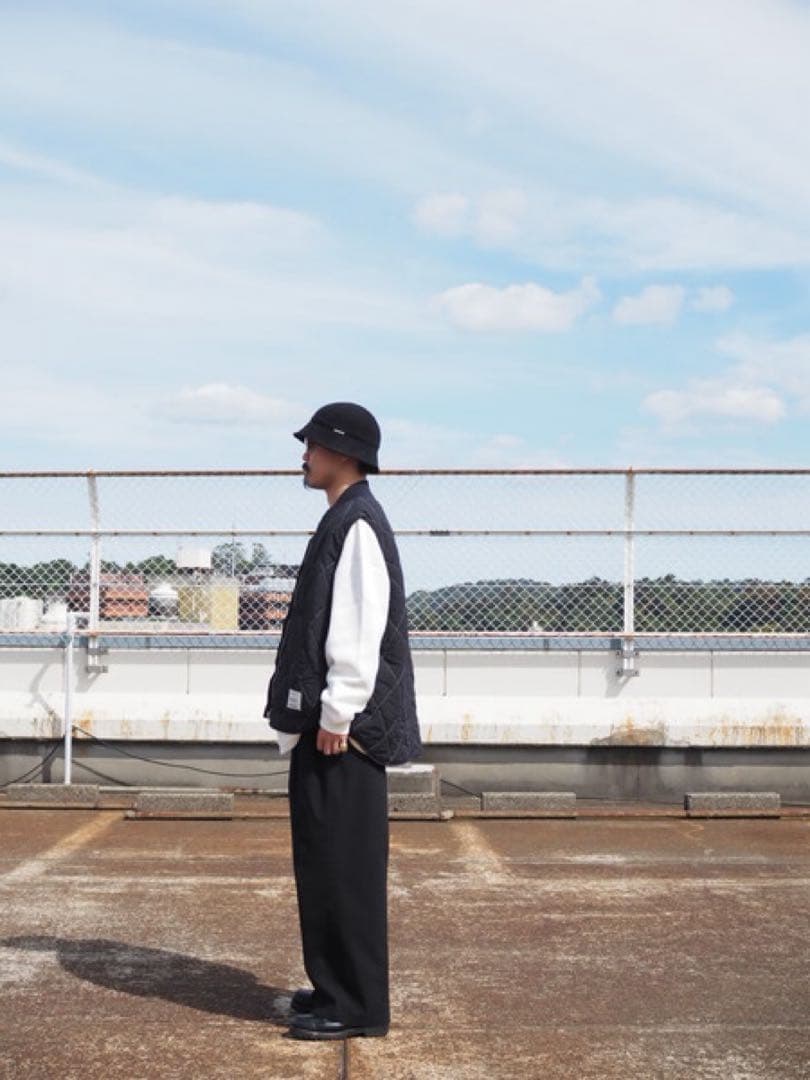 COOTIE Nylon Quilting Work Vest キルティング