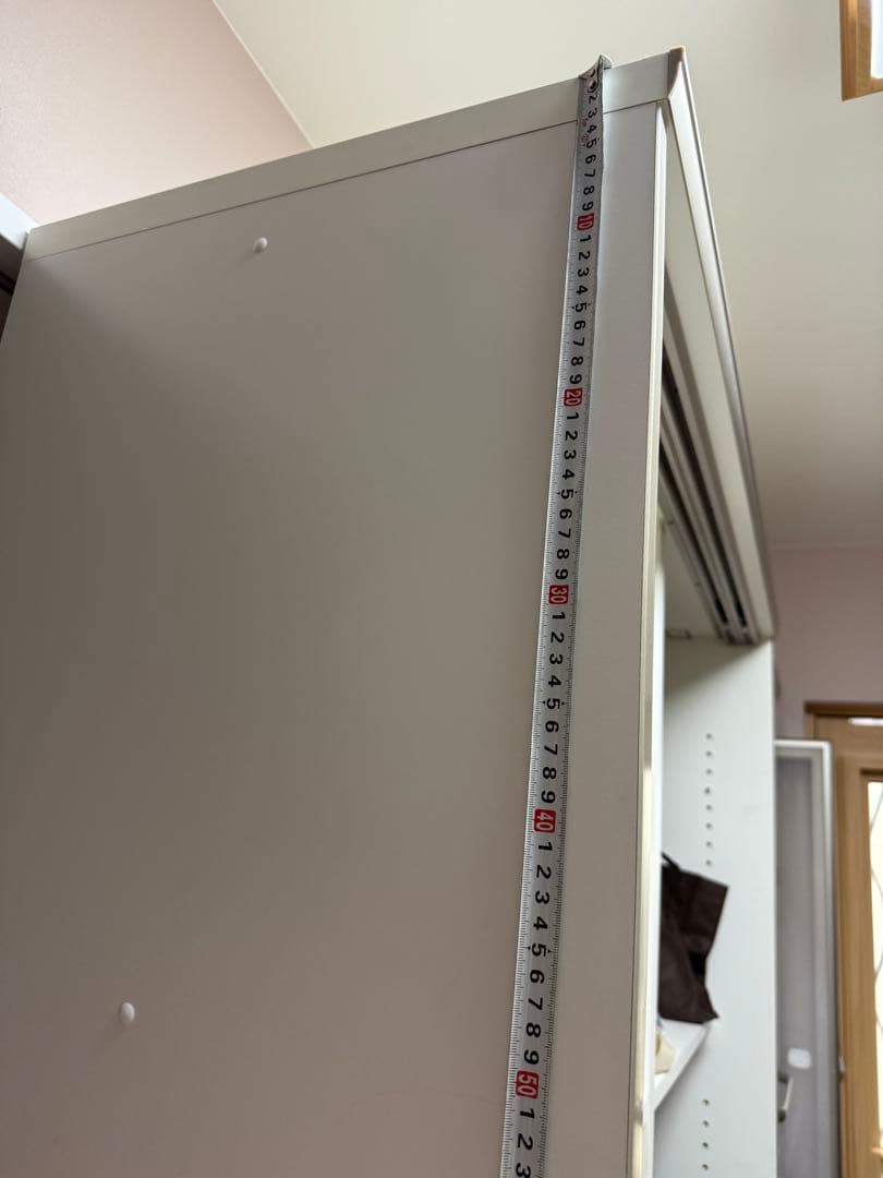 綾野製作所 食器棚レンジ台セット ホワイト スライドドア