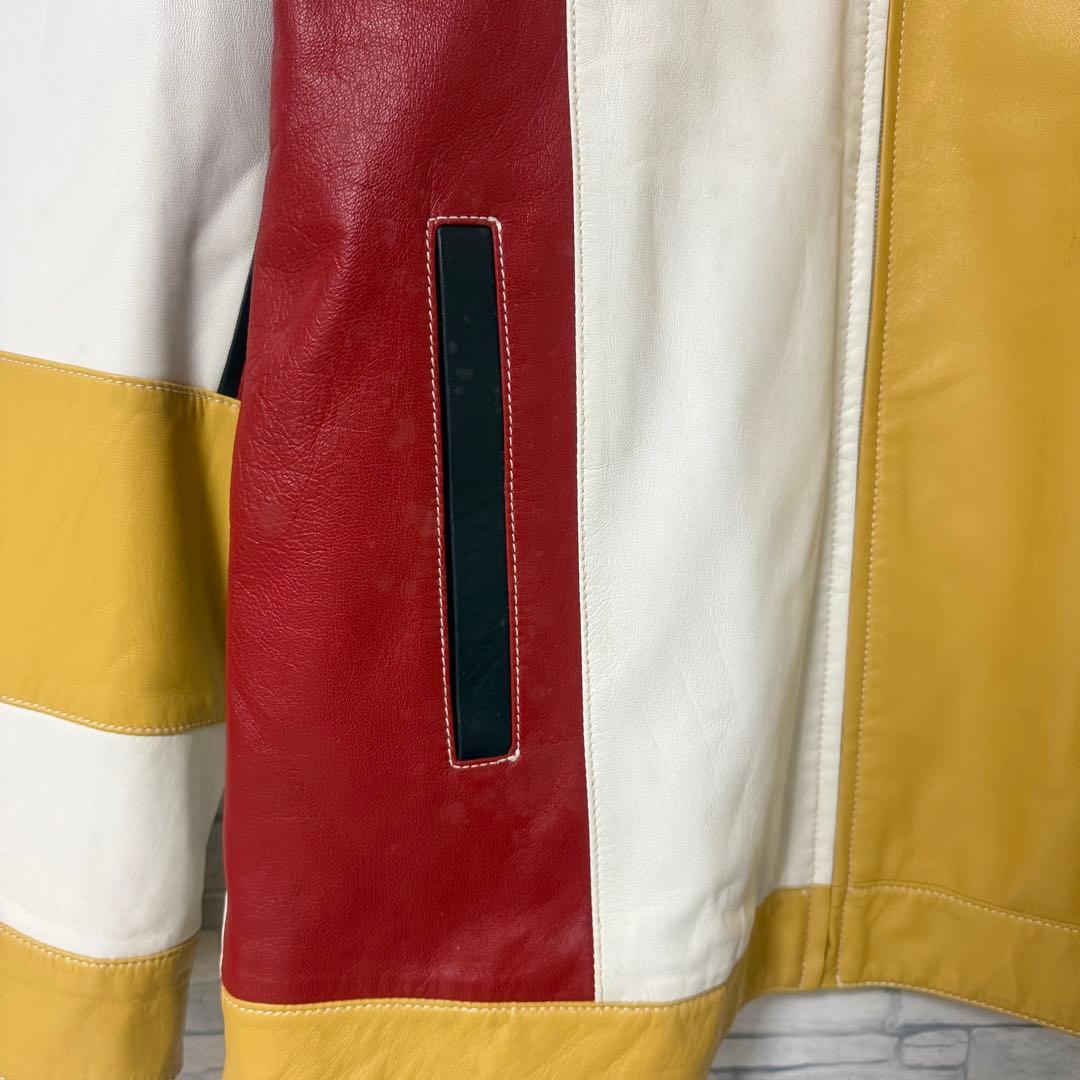 【希少レア】CASTELBAJAC カステルバシャック 羊革ジャケット XL