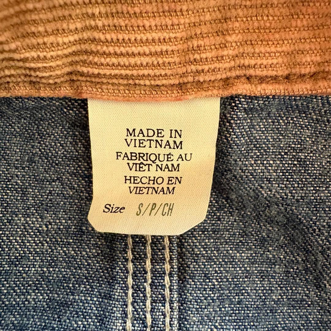 RRL コーデュロイカラー インディゴ デニム ジャケット カバーオール S
