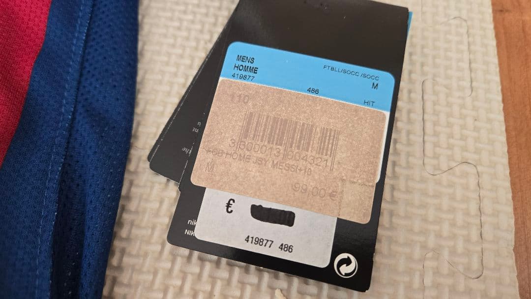 現地購入 バルセロナ メッシ MESSI 激レア Authentic