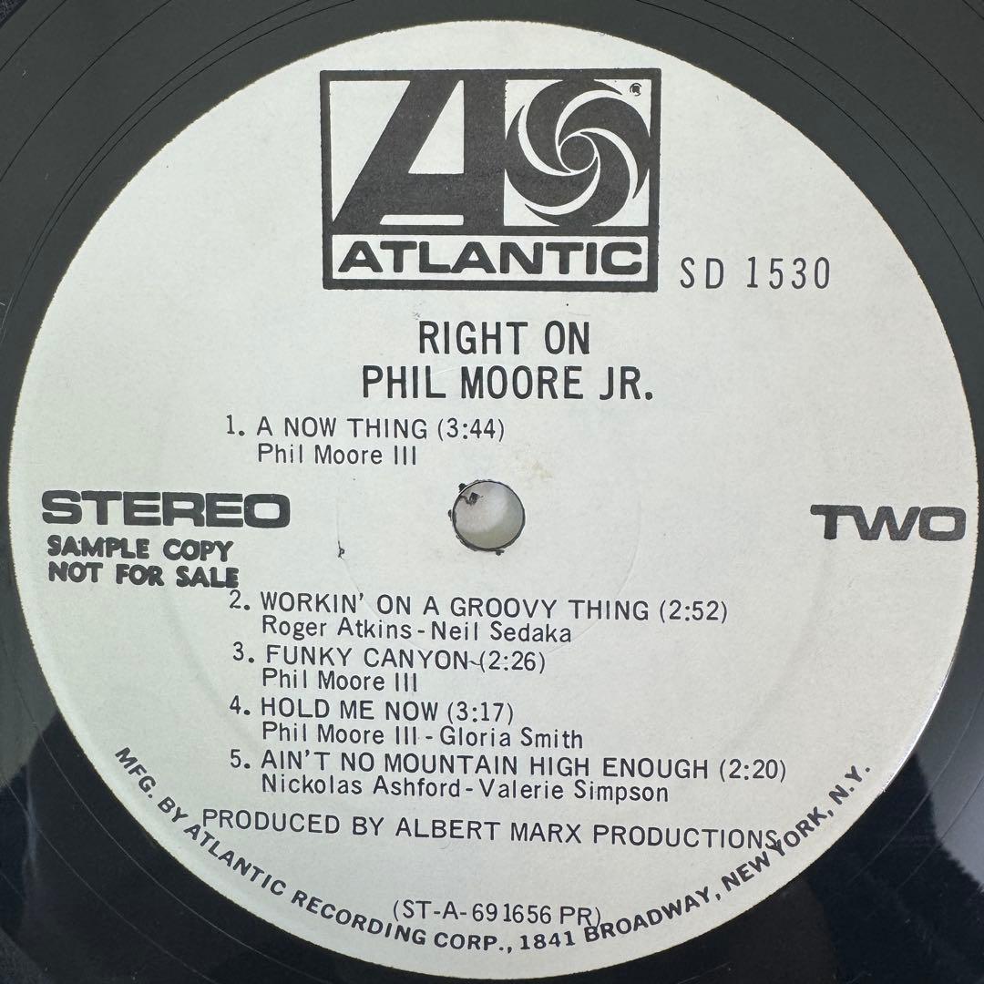 洋楽 Phil Moore Jr. / Right On