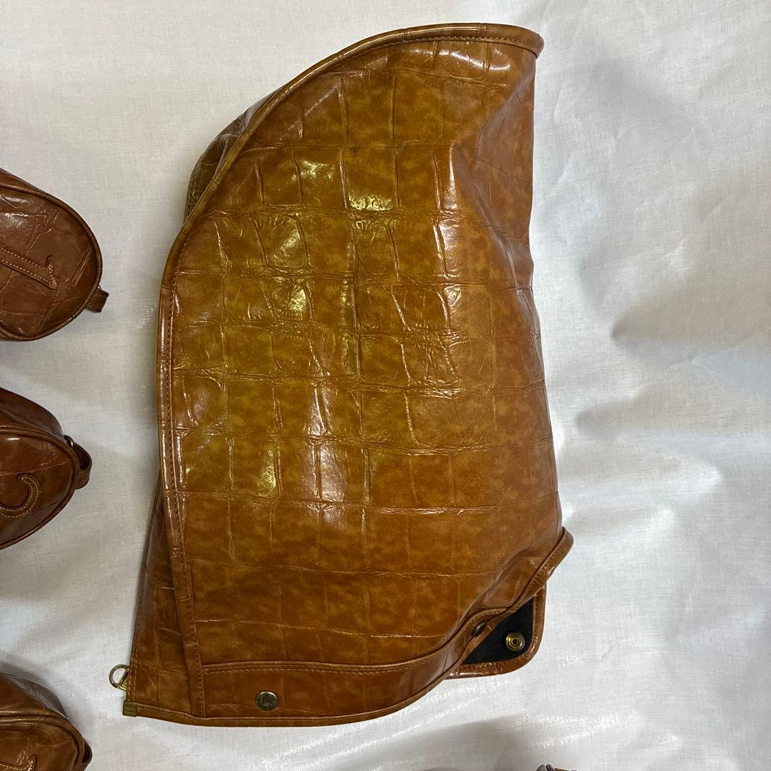 renoma キャディバッグ ブラウン ヘッドカバー3点付き