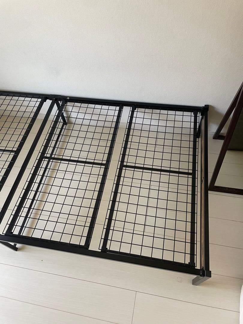 ニトリ　シングルベッドフレーム(バジーナSTN2 BK) STN2