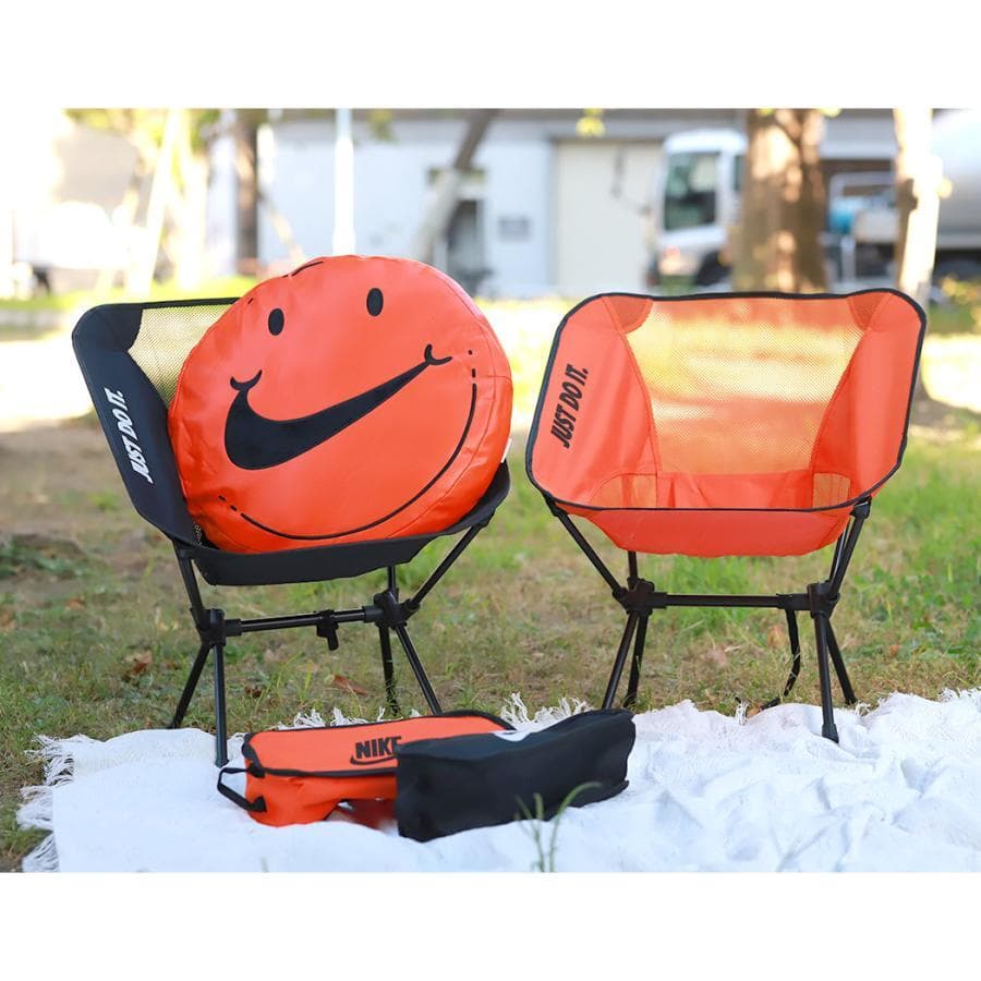 希少【非売品】NIKE Camping Chair オレンジ 黒
