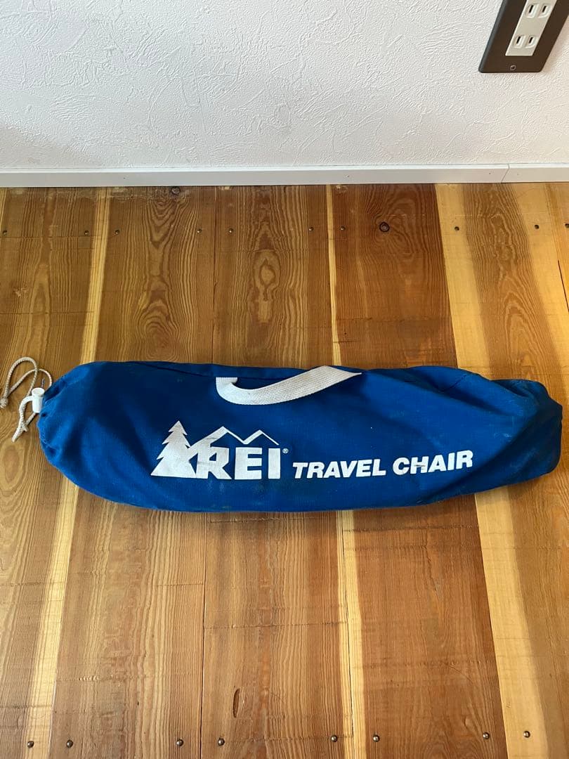 f*様 REI トラベルチェア 青 ビンテージ　貴重　美品