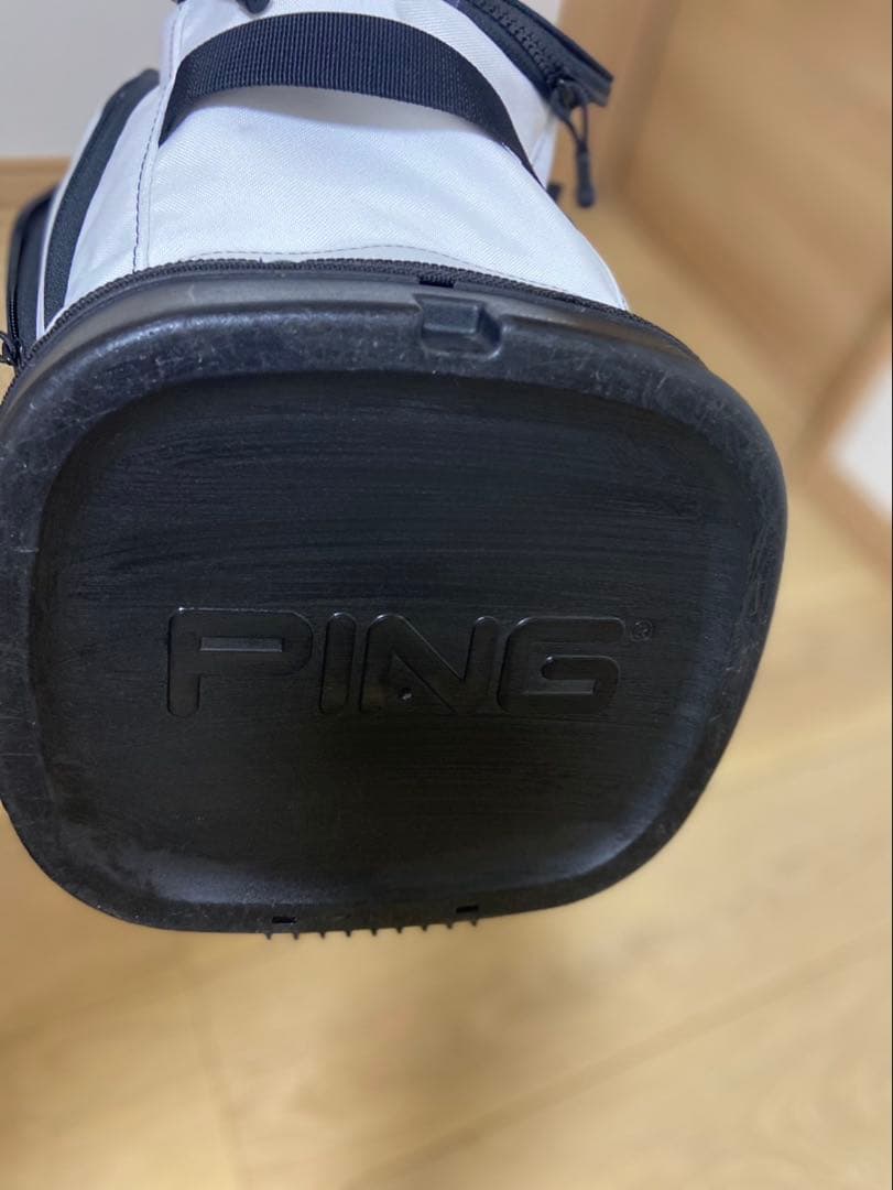 【ゆる】PING キャディバッグ スタンド付き ネイビー