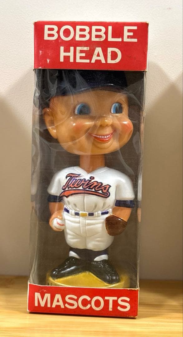 ボブルヘッド MLB/NFL アンティーク/ビンテージ 激レア未開封 1974