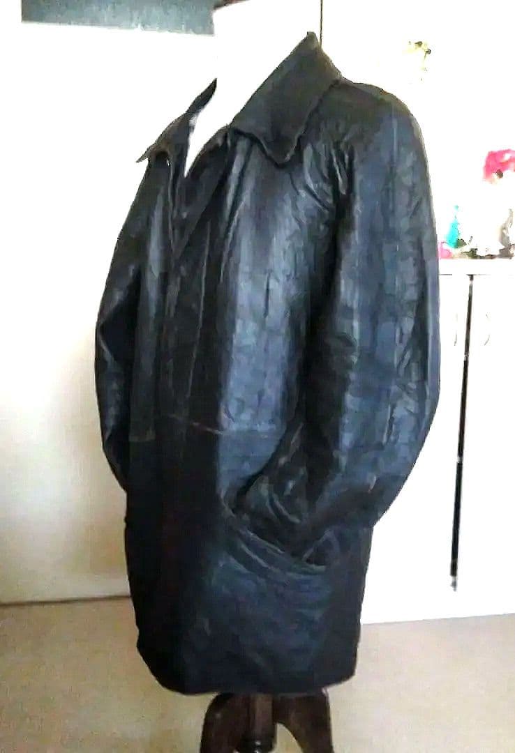 限界最終価格60sVintageフランス軍 ファイヤーマン レザージャケット