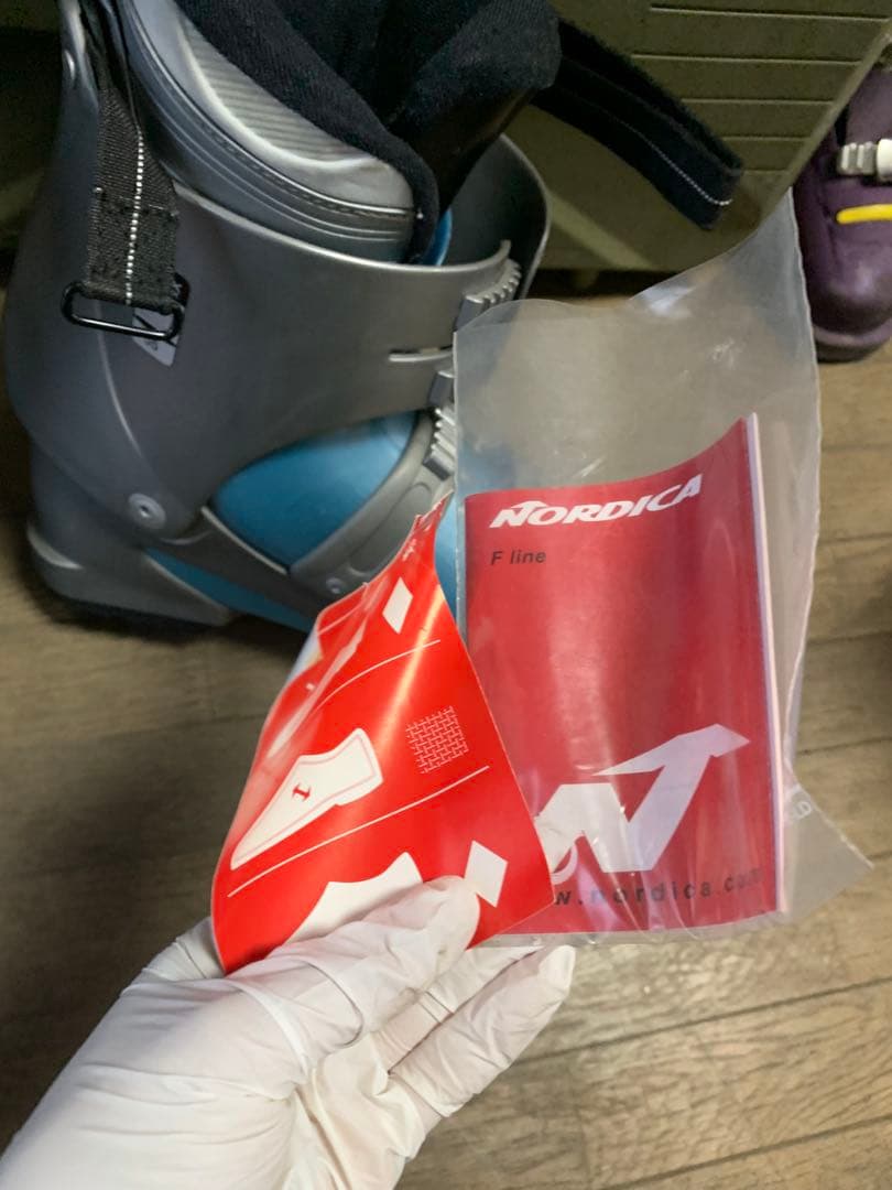 NORDICA　スキーブーツ　24.5cm　ブルー　285mm
