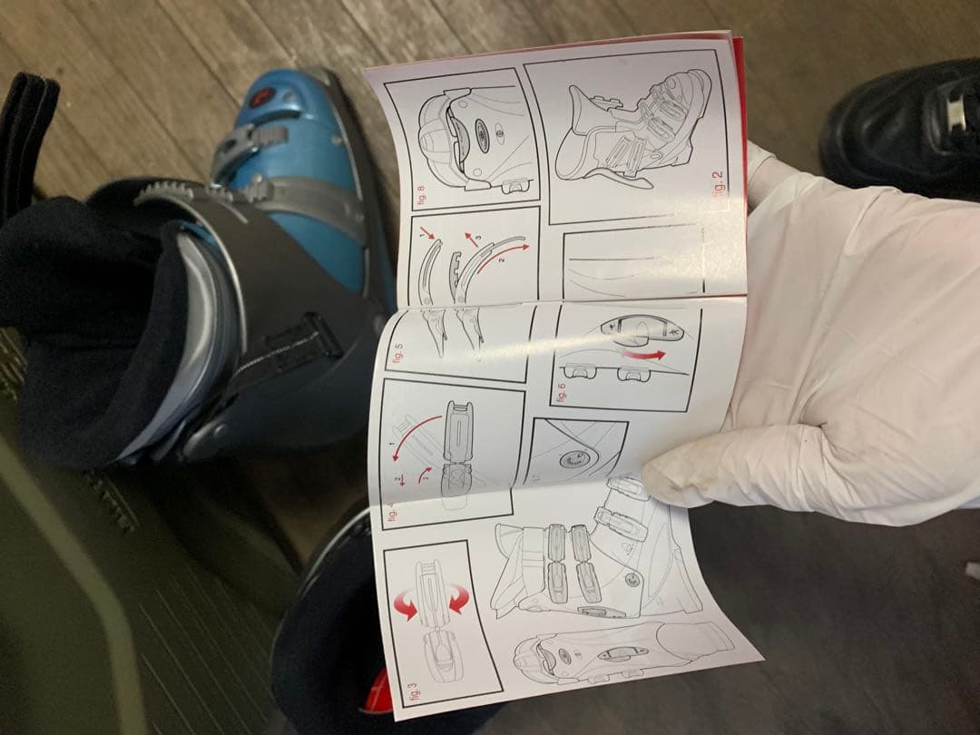 NORDICA　スキーブーツ　24.5cm　ブルー　285mm