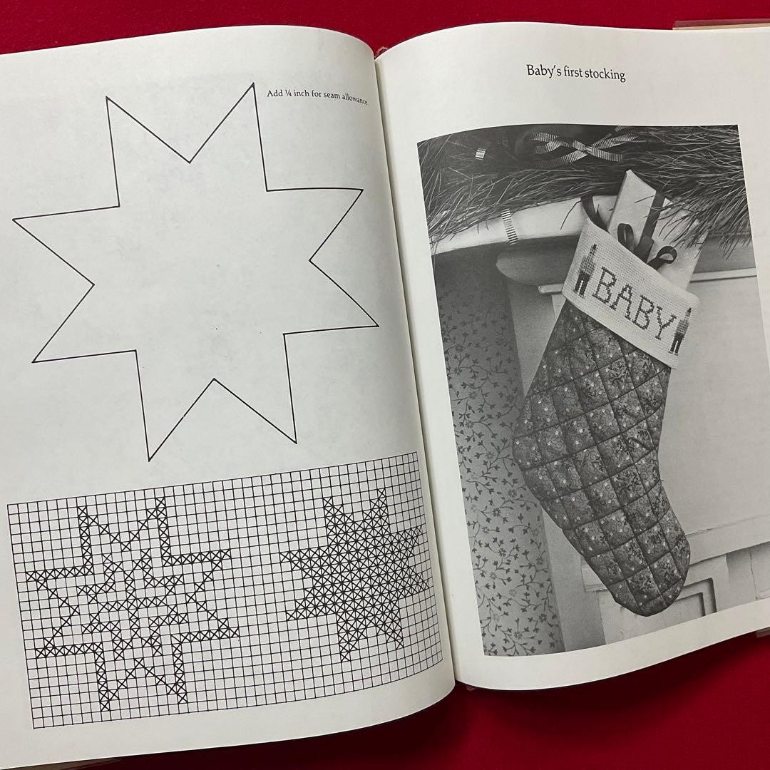 手芸本 洋書 クリスマス オーナメントとストッキング 100以上のデザインと図案