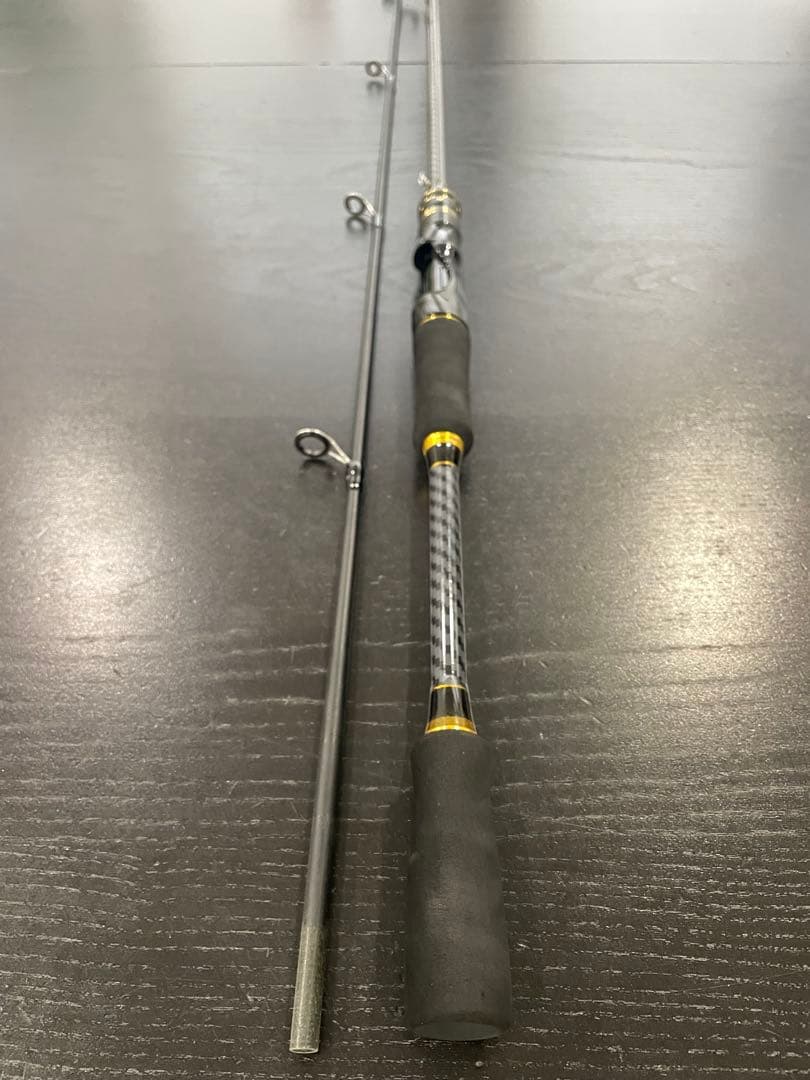 ルアー釣りデビュー2ピーススピニングロッド（180cm)3000番リールライン付