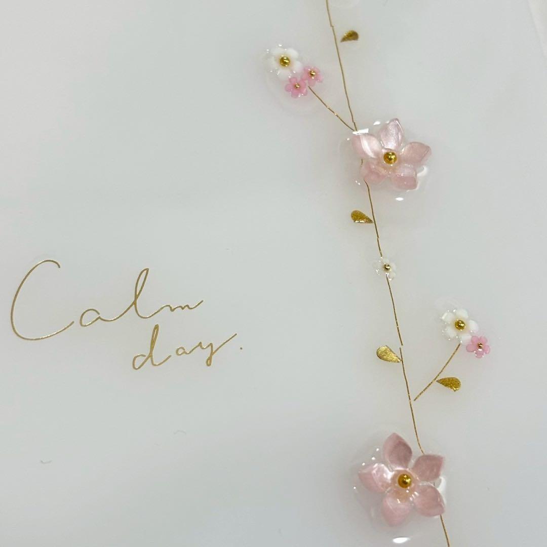 ✨yukiri---n✨A6 アクリルレジンバインダー　リング付き