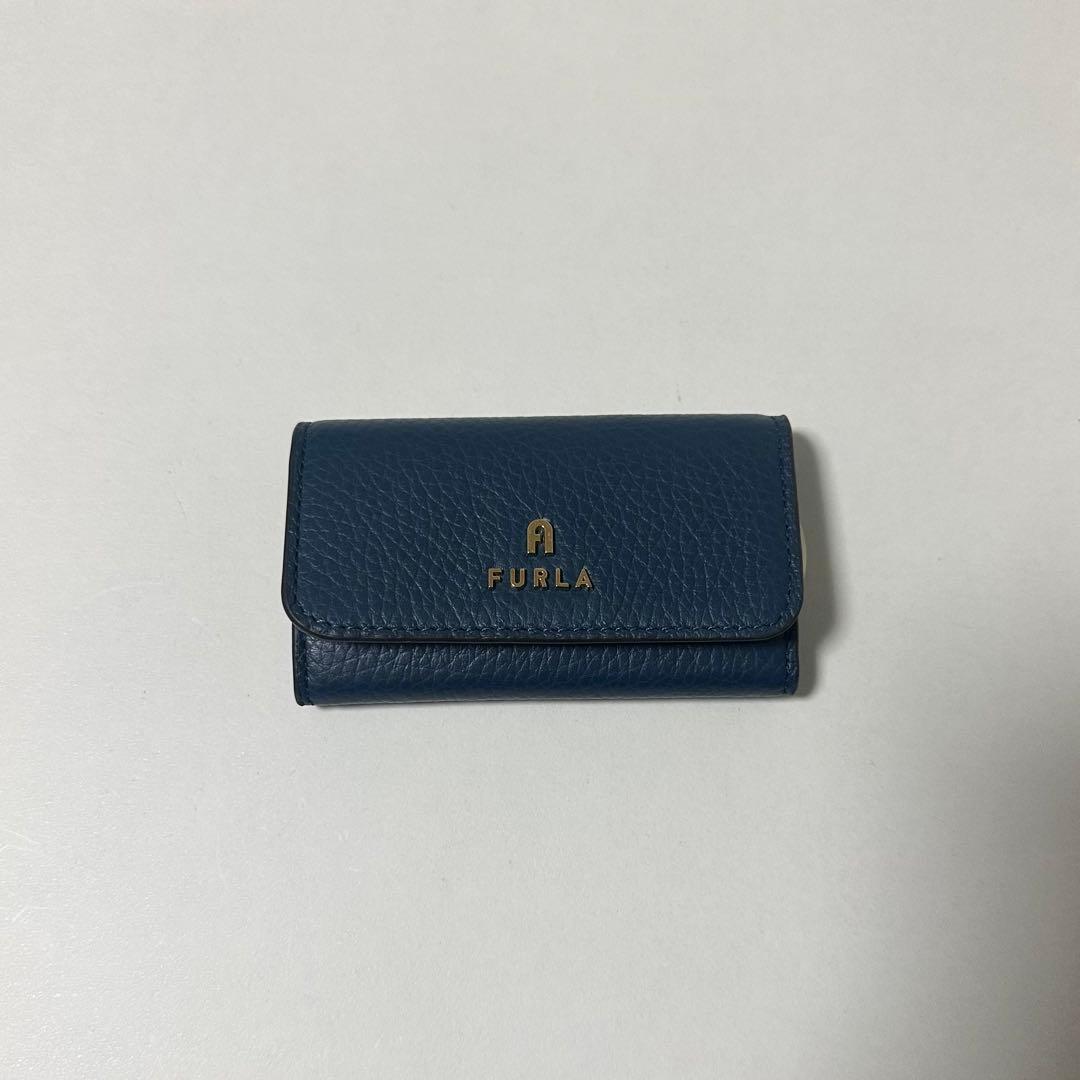 FURLA （フルラ）ネイビー　レディース キーケース