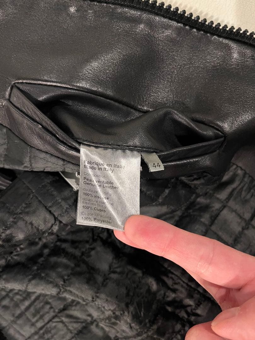 Dior Homme 2007AW 4ポケットレザージャケット