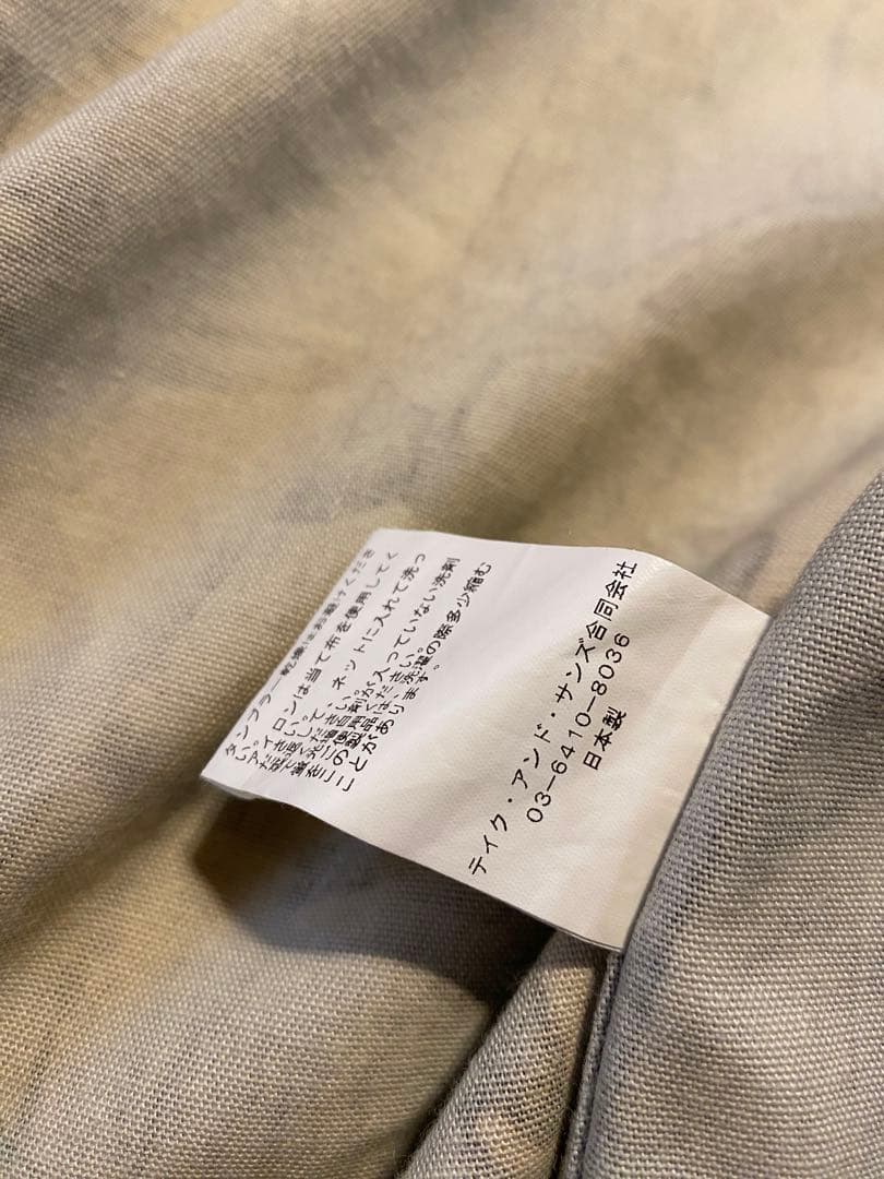 TAKE&SONS テイクアンドサンズ カモ柄　シャツジャケット