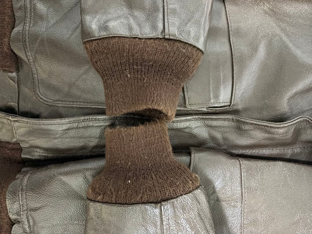 70s Sears TYPE G1 短丈 レザー フライトジャケット USA製