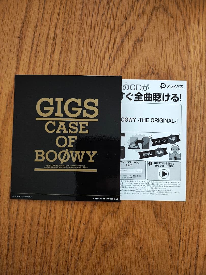 \\"GIGS\\" CASE OF BOφWY-THE ORIGINAL-