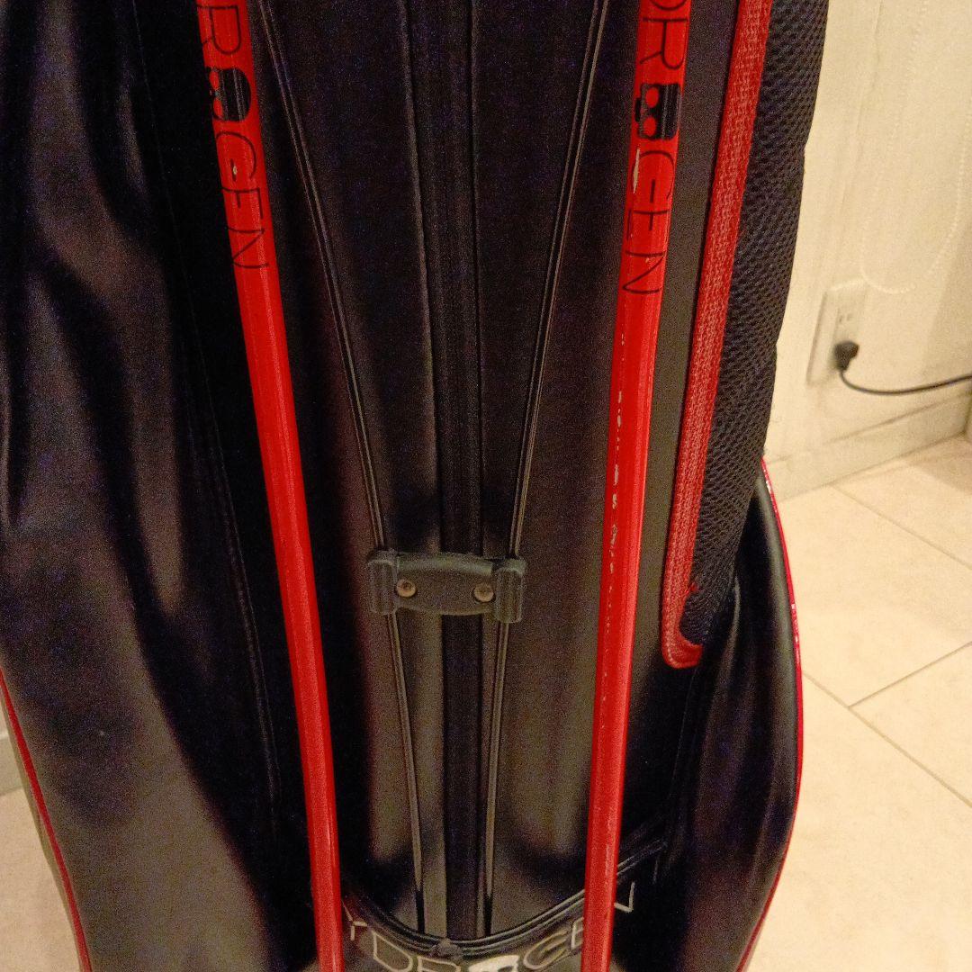 ハイドロゲン　キャディーバッグ、ヘッドカバー4個付き