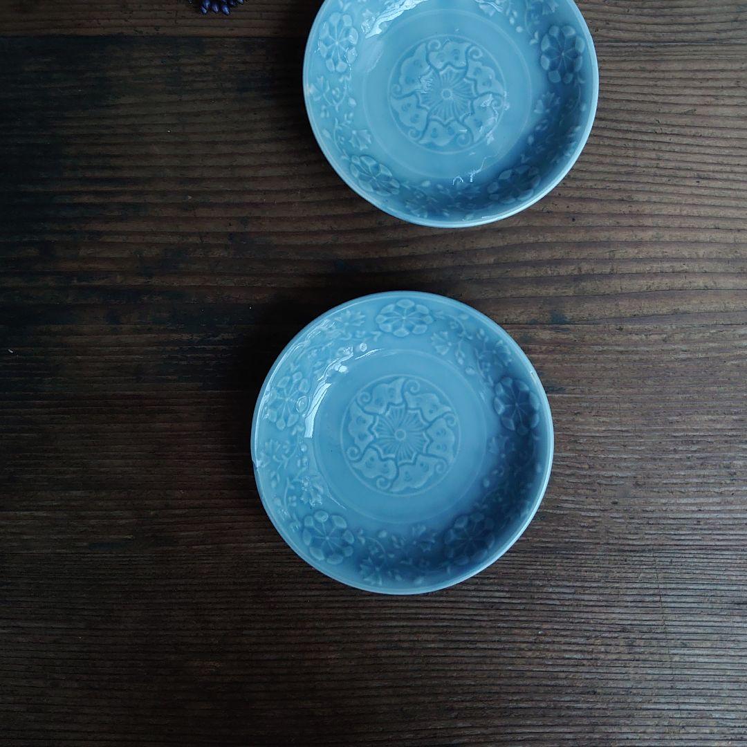 【ご成約】赤縁 碗形 水玉文 あぶり出し 氷コップ と 骨董の器 おまとめ