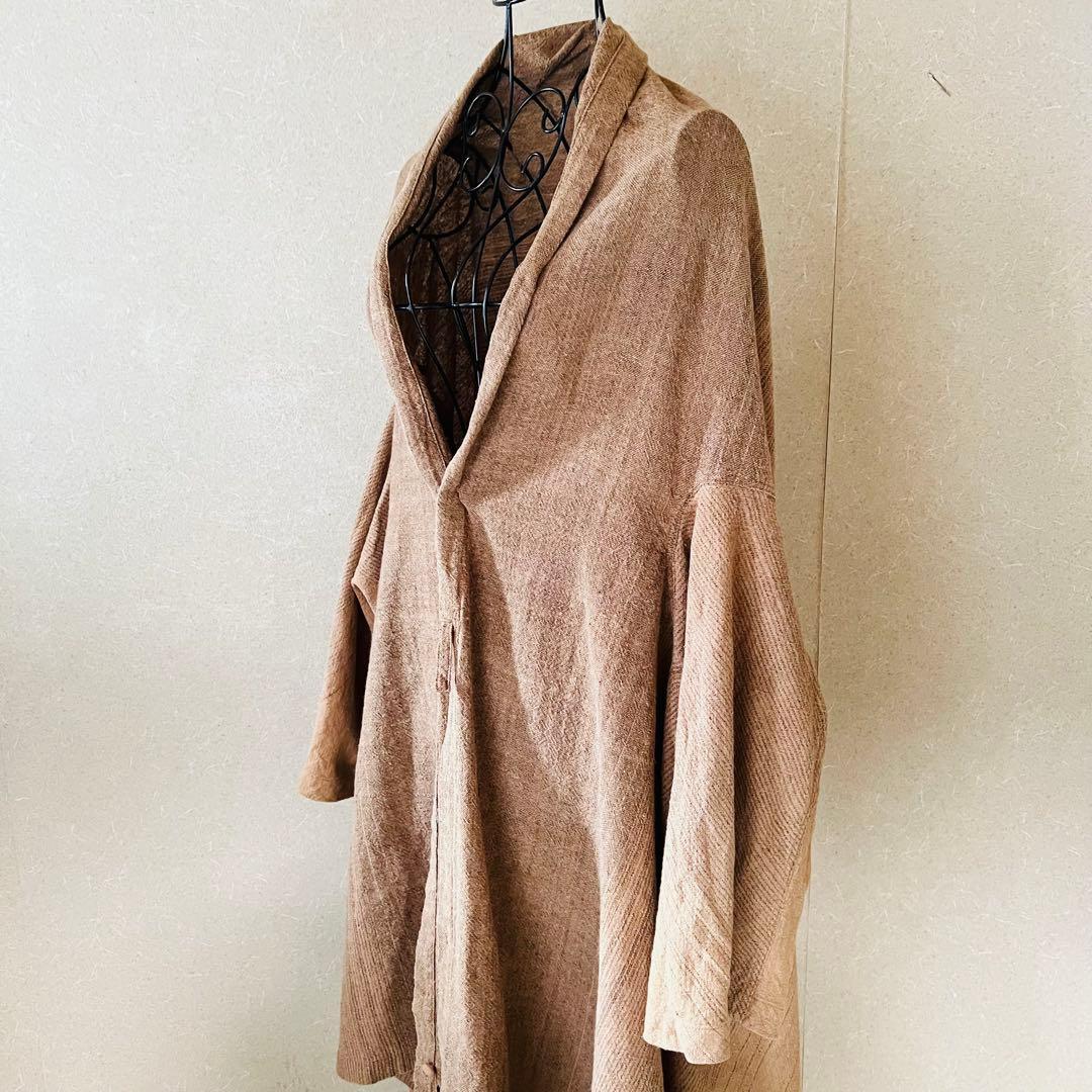 うさとの服 usaato エボニー黒檀 ヘンプ100% チムニージャケット