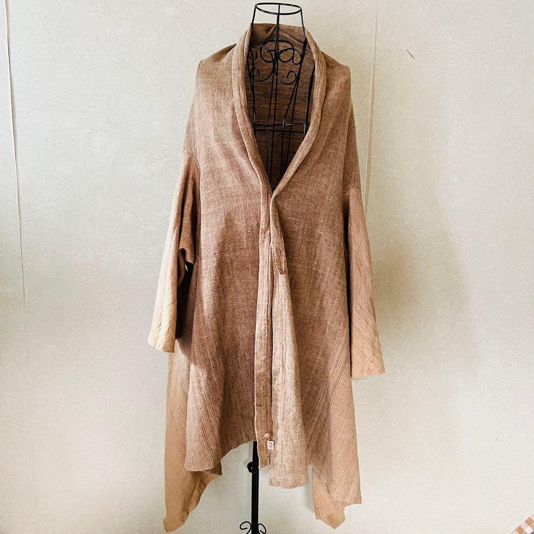 うさとの服 usaato エボニー黒檀 ヘンプ100% チムニージャケット