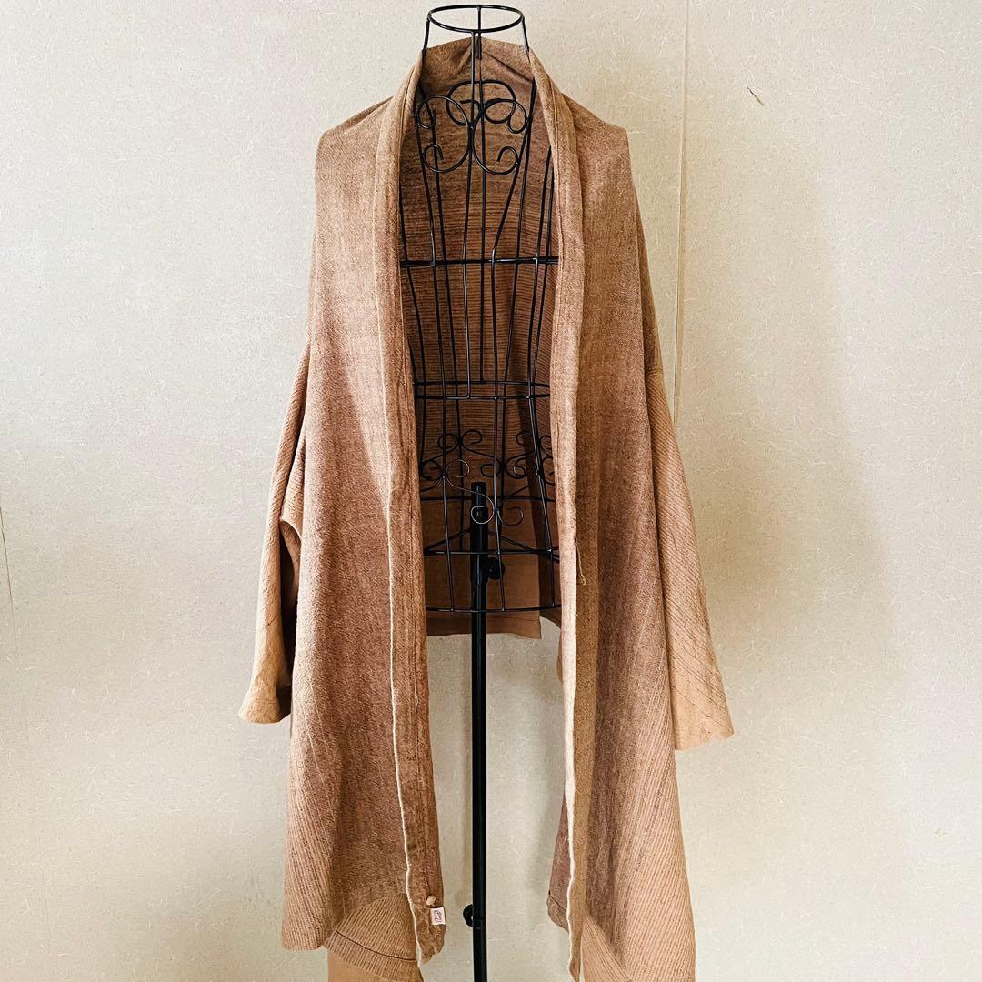 うさとの服 usaato エボニー黒檀 ヘンプ100% チムニージャケット