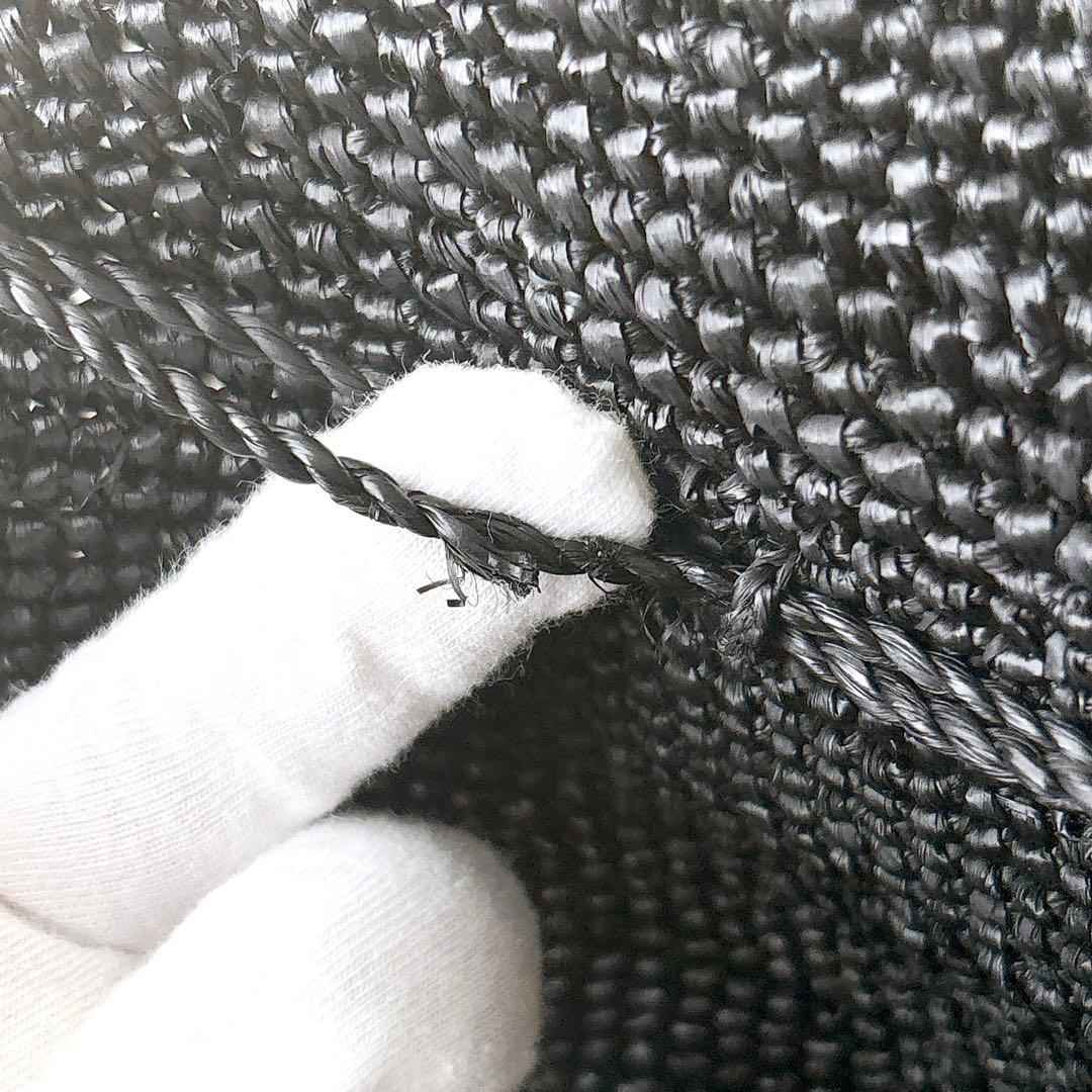 ヘレンカミンスキー＊ハット 麦わら プロバンス フリー ラフィア 黒 チャーム