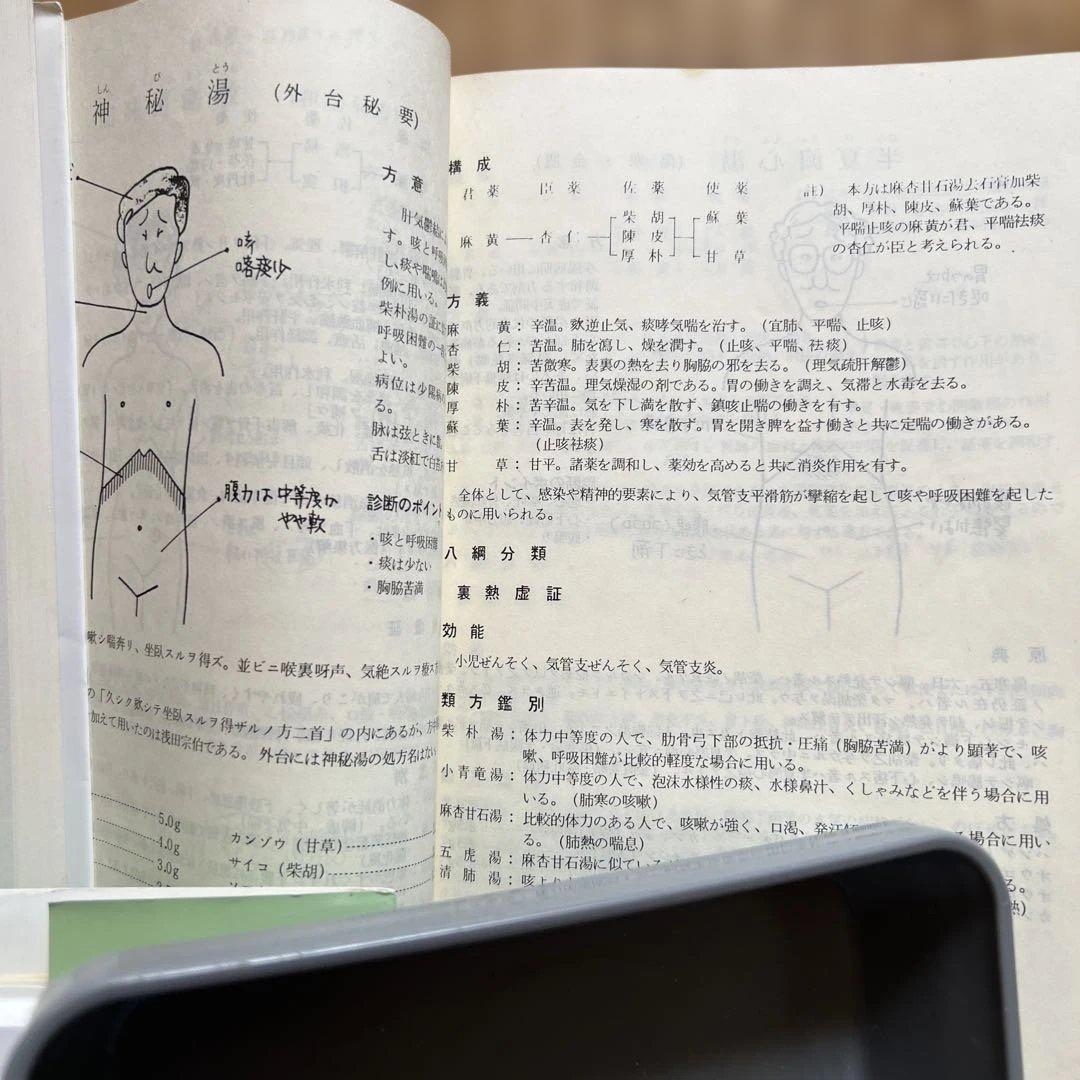 邪気論・図説顔面診療法・顔相診察法、他漢方書籍　まとめて５冊