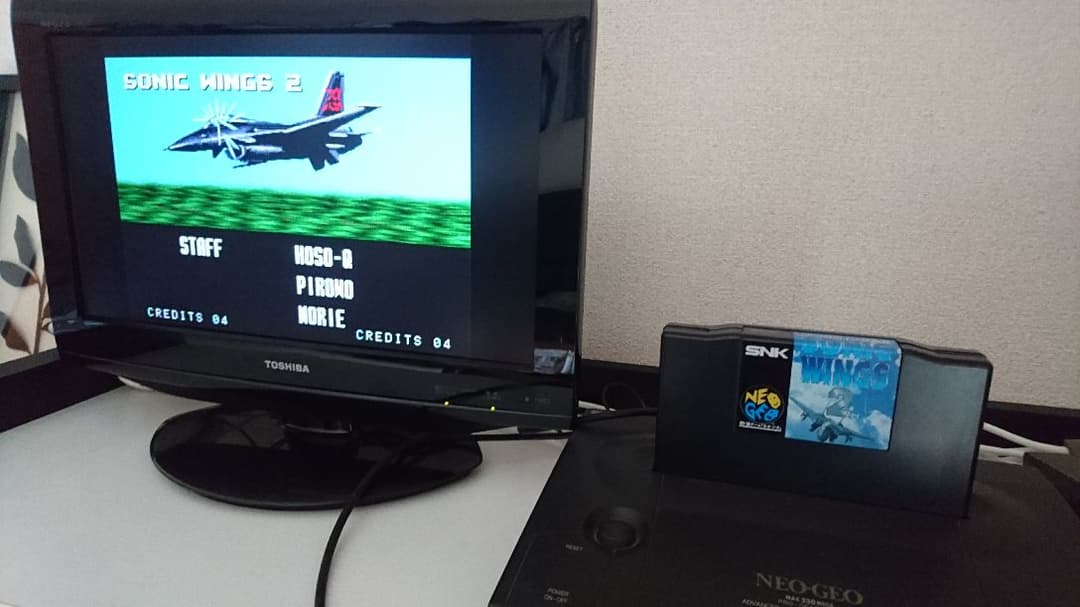 ソニックウイングス2 ネオジオROMカセット