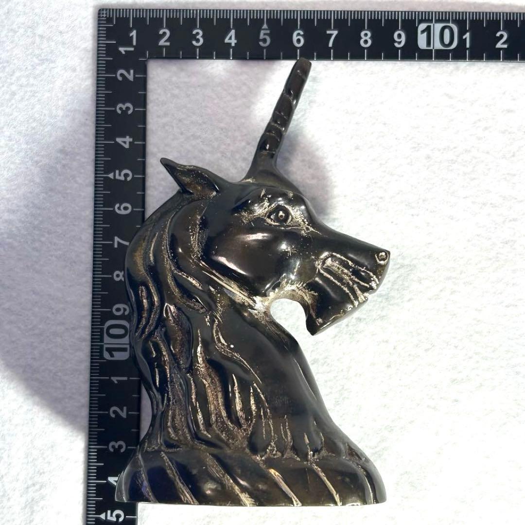 【匿名配送】ユニコーンモチーフ　置物　ペーパーウェイト