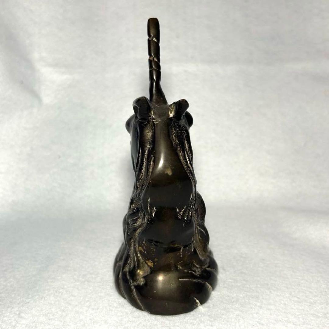 【匿名配送】ユニコーンモチーフ　置物　ペーパーウェイト