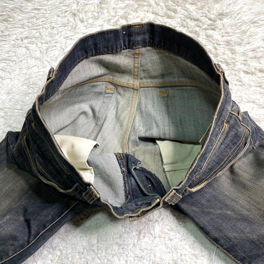 良品✨トルネードマート デニム フレア ストレッチ 日本製 ブラック メンズ