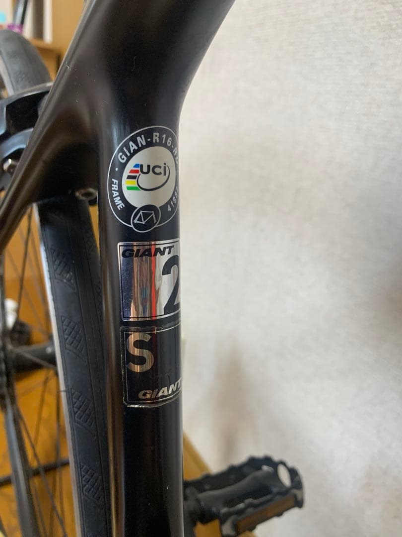 GIANT ロードバイク ADVANCED Sサイズ 700C カバー ヘルメ付