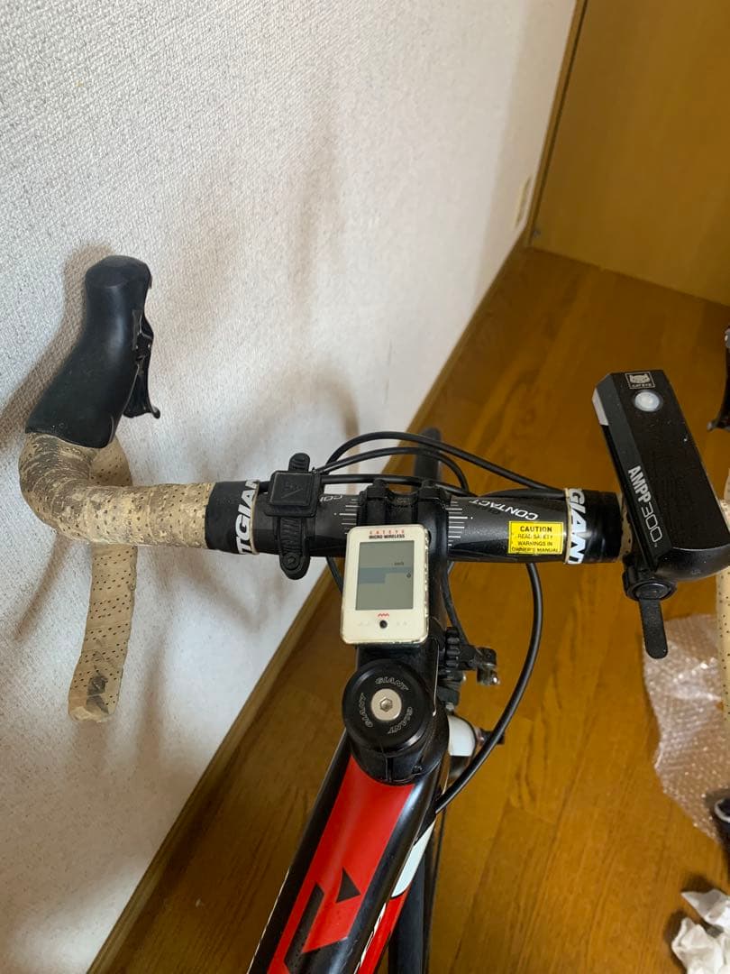 GIANT ロードバイク ADVANCED Sサイズ 700C カバー ヘルメ付