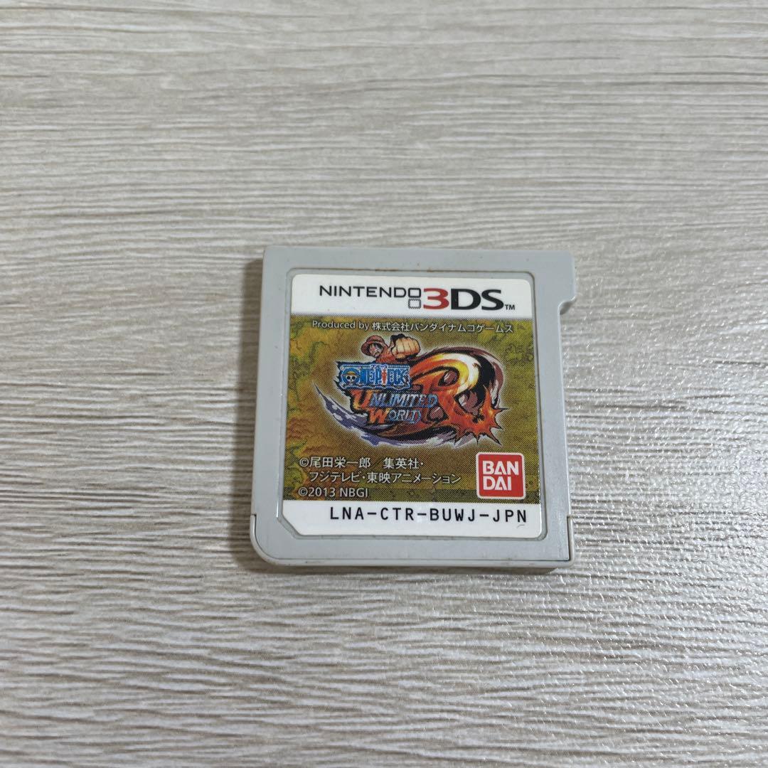 【希少・大海賊闘技場入り】ワンピース 3DS/DSソフト4本＋特典カード付