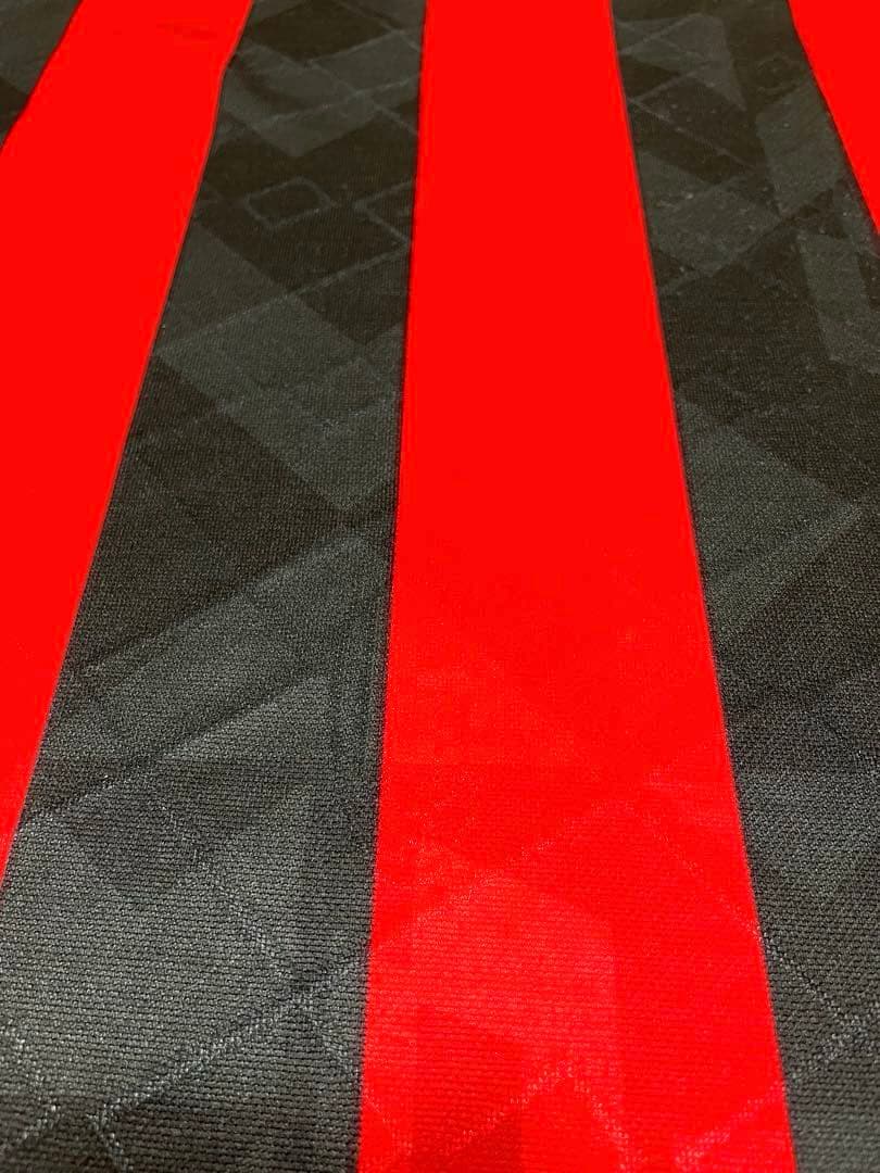 イタリア製 ビンテージ ACミラン lotto 長袖 ゲームシャツ ユニフォーム