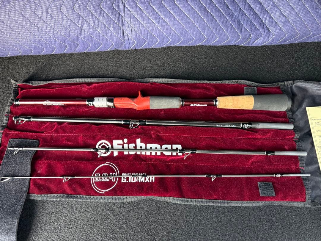 Fishman Brist Compact6.10MXHバスロッドフィッシュマン