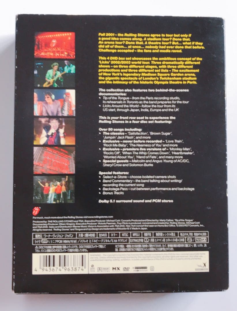 THE  ROOLLING STONES フォーフリックス　4枚組